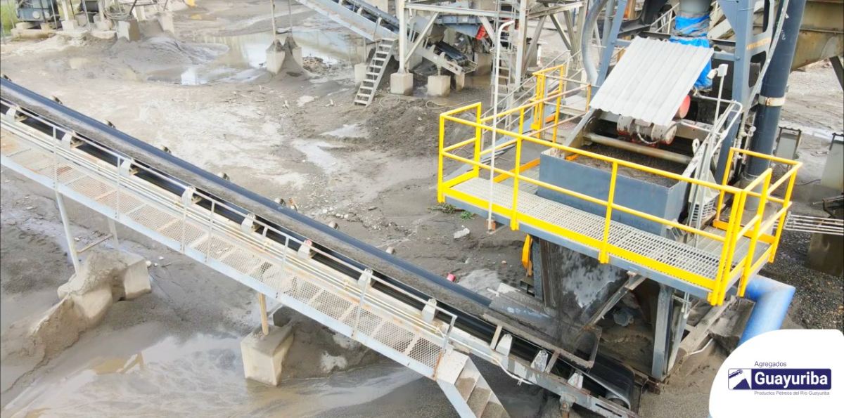Planta de trituración y bandas transportadoras
